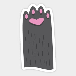 Paws up Who loves cats? Sticker